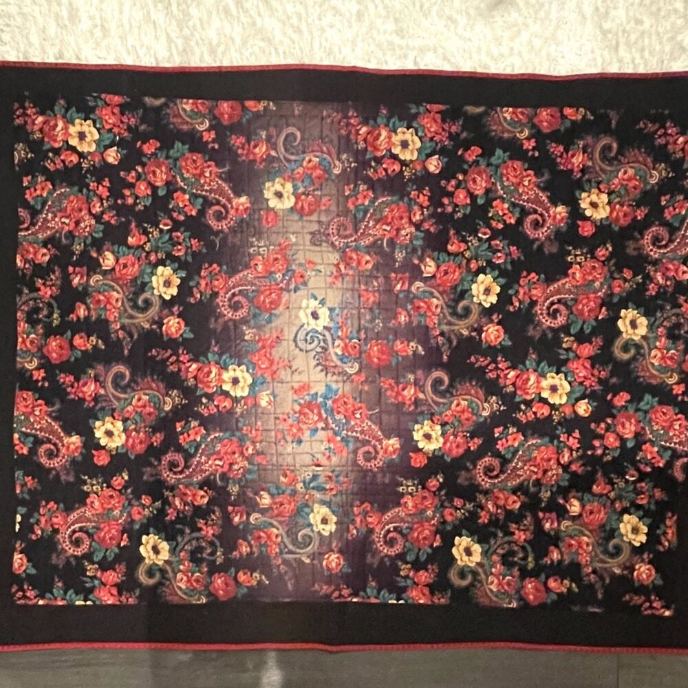 Vintage Handmade Quilt Art - 56" X 43.5"